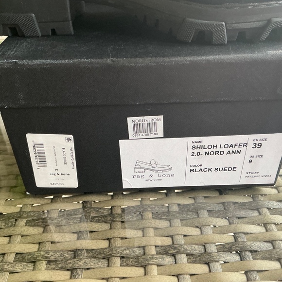 RAG AND BONE SHILOH SUEDE LOAFER SIZE 39 (9) - Picture 4 of 5